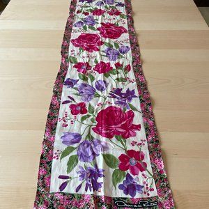Authentic Oscar de la Renta Vintage Silk Scarf